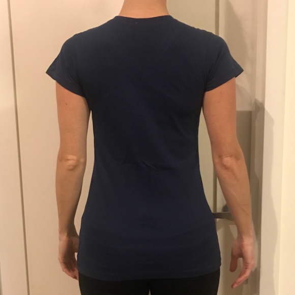 🇺🇸 NWT • MARINES NAVY BLUE RHINESTONE TSHIRT - Picture 3 of 5